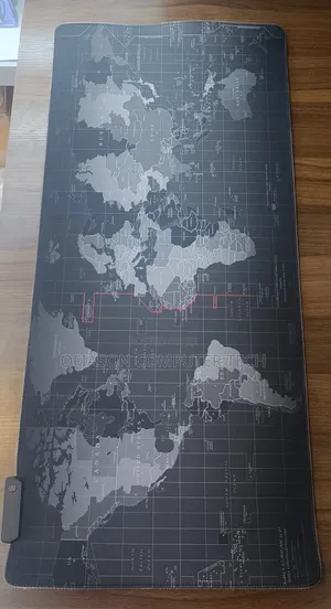 World Map Design Mouse Pad