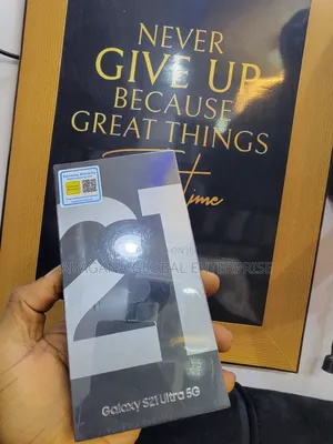 New Samsung Galaxy S21 Ultra 5G 256 GB Black