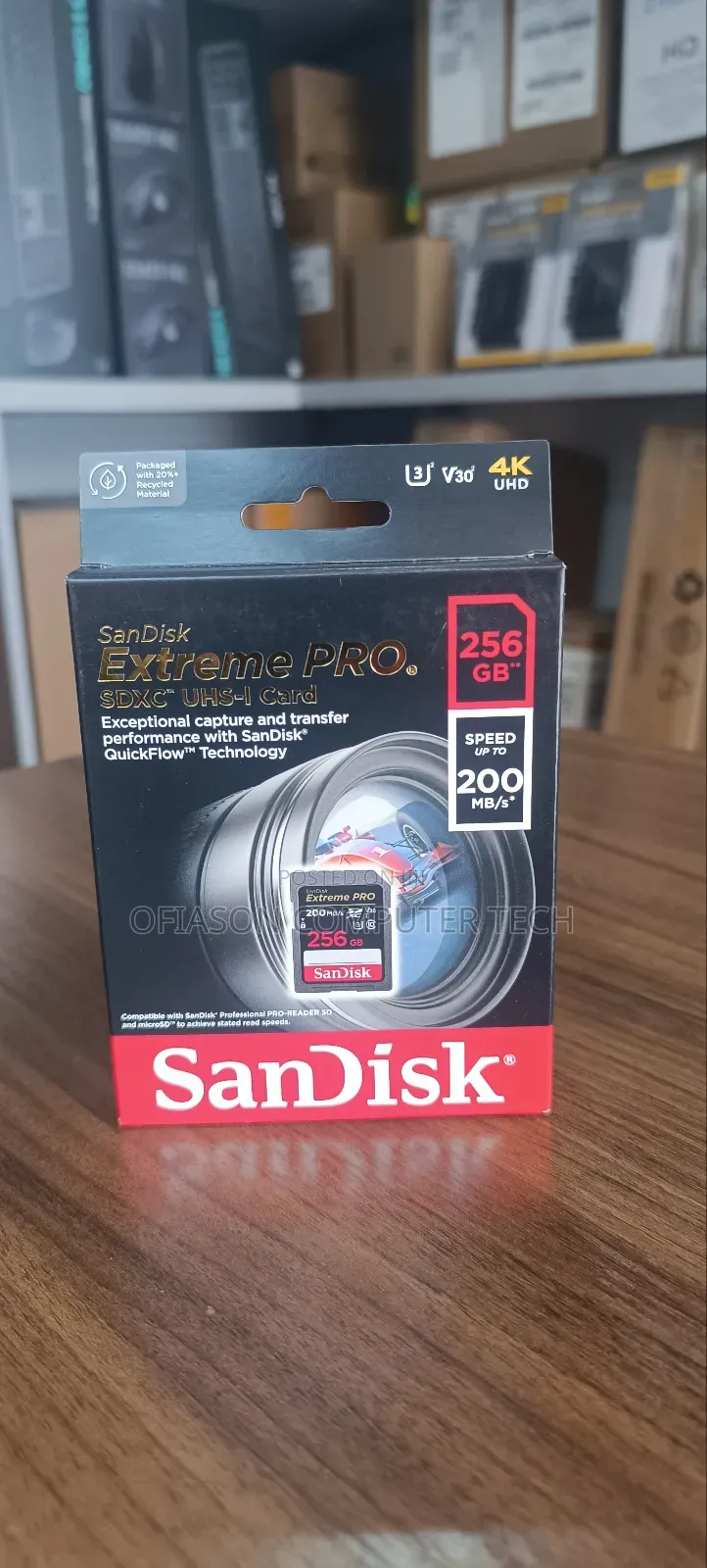 Sandisk Extreme Pro SDXC Uhs-I Card 256gb