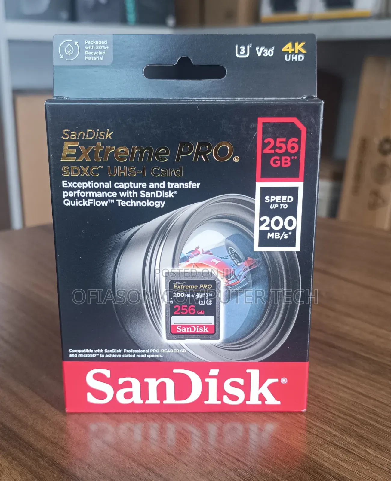 Sandisk Extreme Pro SDXC Uhs-I Card 256gb