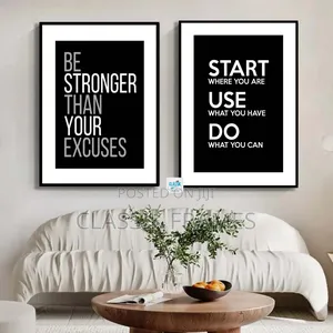 Hd Framed Motivational Quotes Digi Artistic Painting Wallart