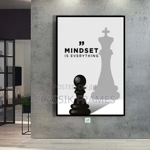 Hd Framed Mindset Change Digi Painting Wall Arts