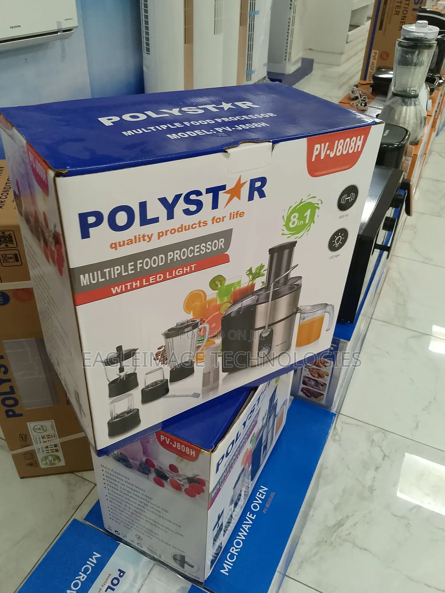 Customer's Choice Polystar 8-in-1 Juice Food Processor