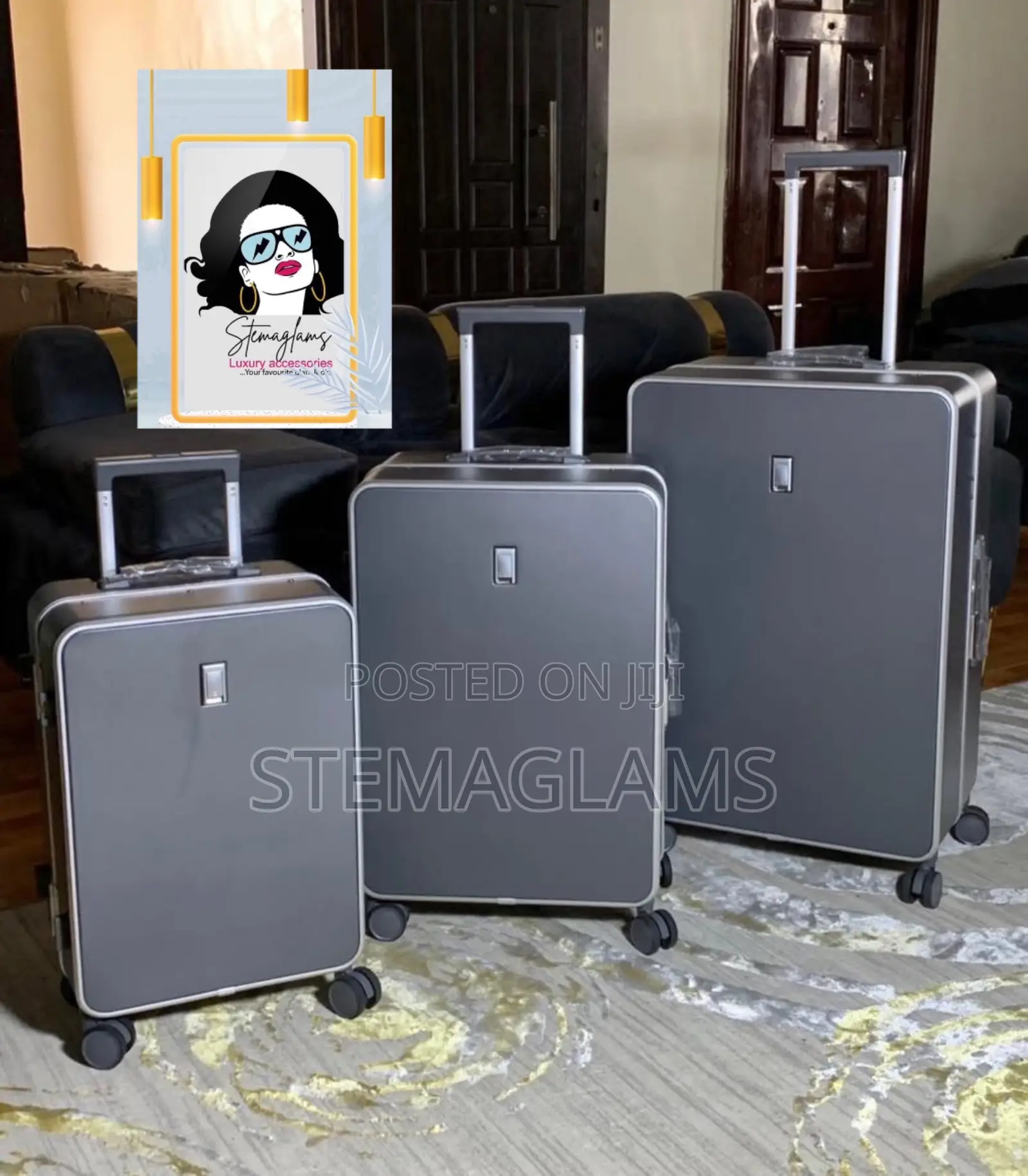 Aluminum Multifunctional Suitcase, Design for Travel