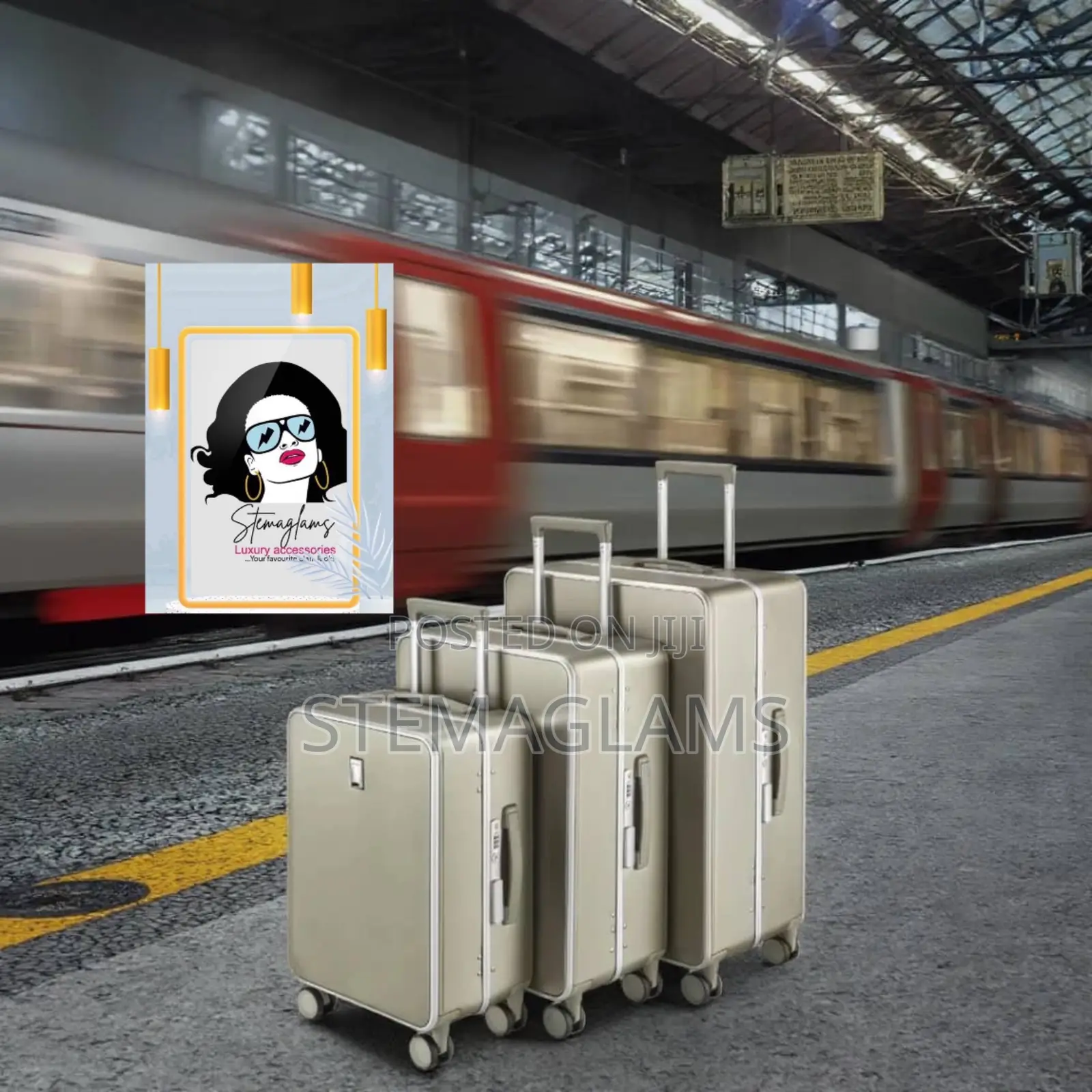 Aluminum Multifunctional Suitcase, Design for Travel