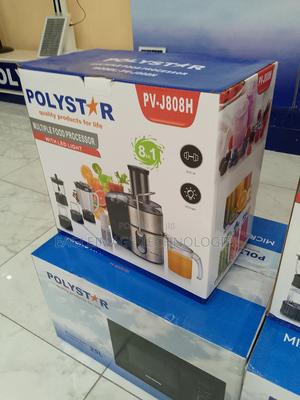Polystar Sleek Design 8-in-1 Juice Food Processor(Pv-J808h) in Lekki ...
