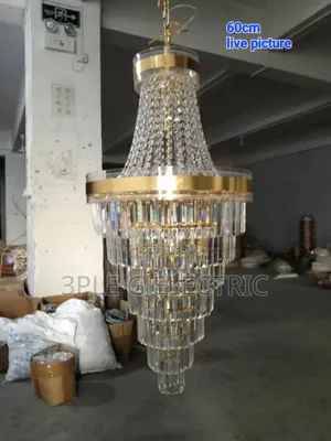 Size 600mm Indoor Long Shape Crystal Chandelier
