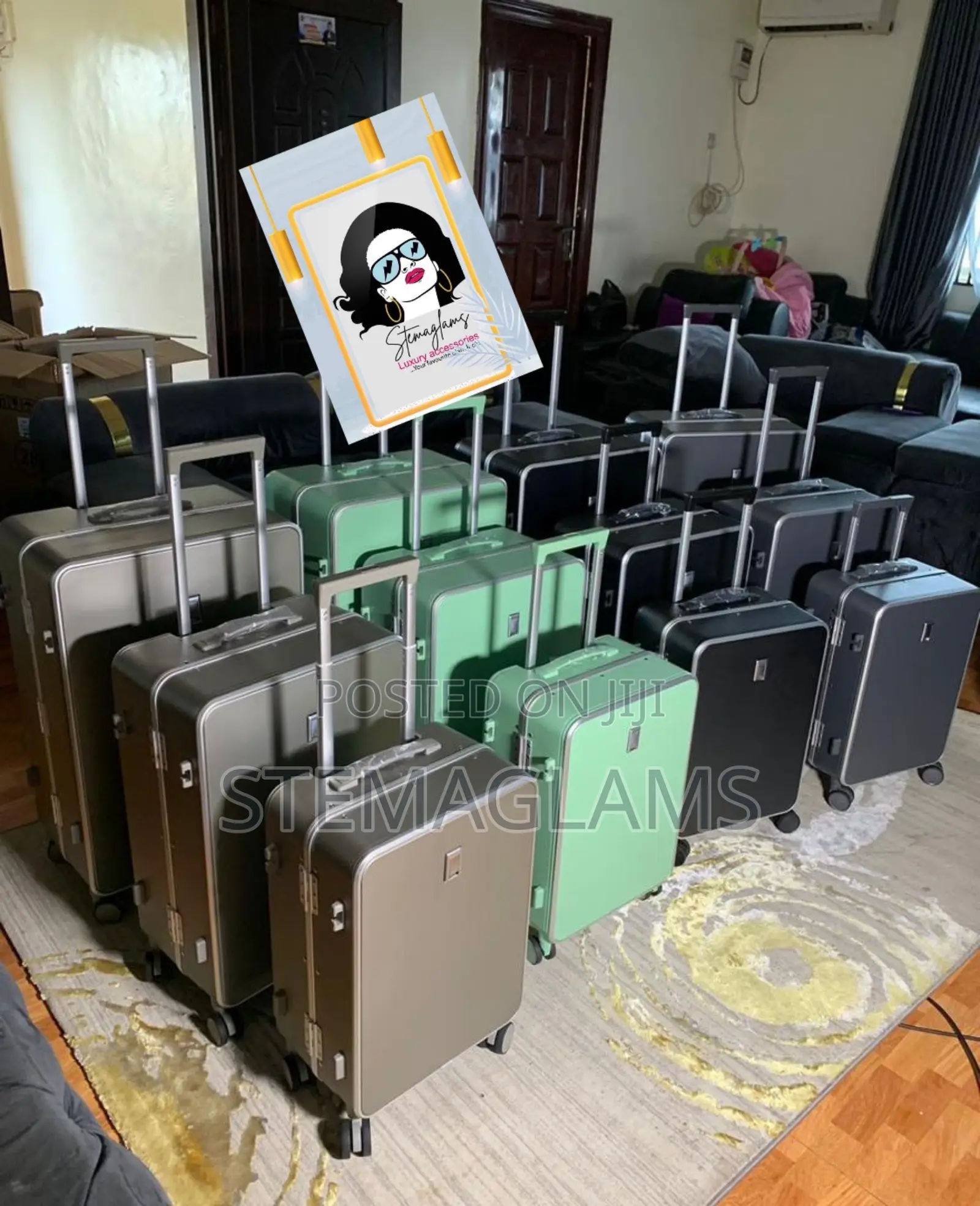 Aluminum Multifunctional Suitcase, Design for Travel