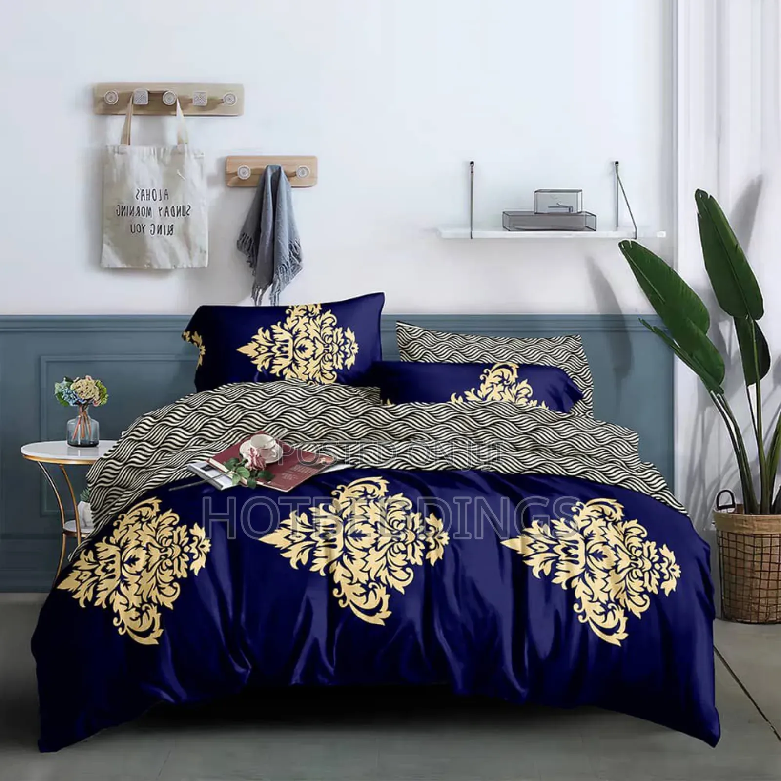 Classy Duvet,Bedsheet With 4 Pillow Cases-6x6