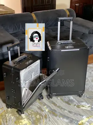Hybrid Pull Suitcase With Front Zipper Compartment,Stylist