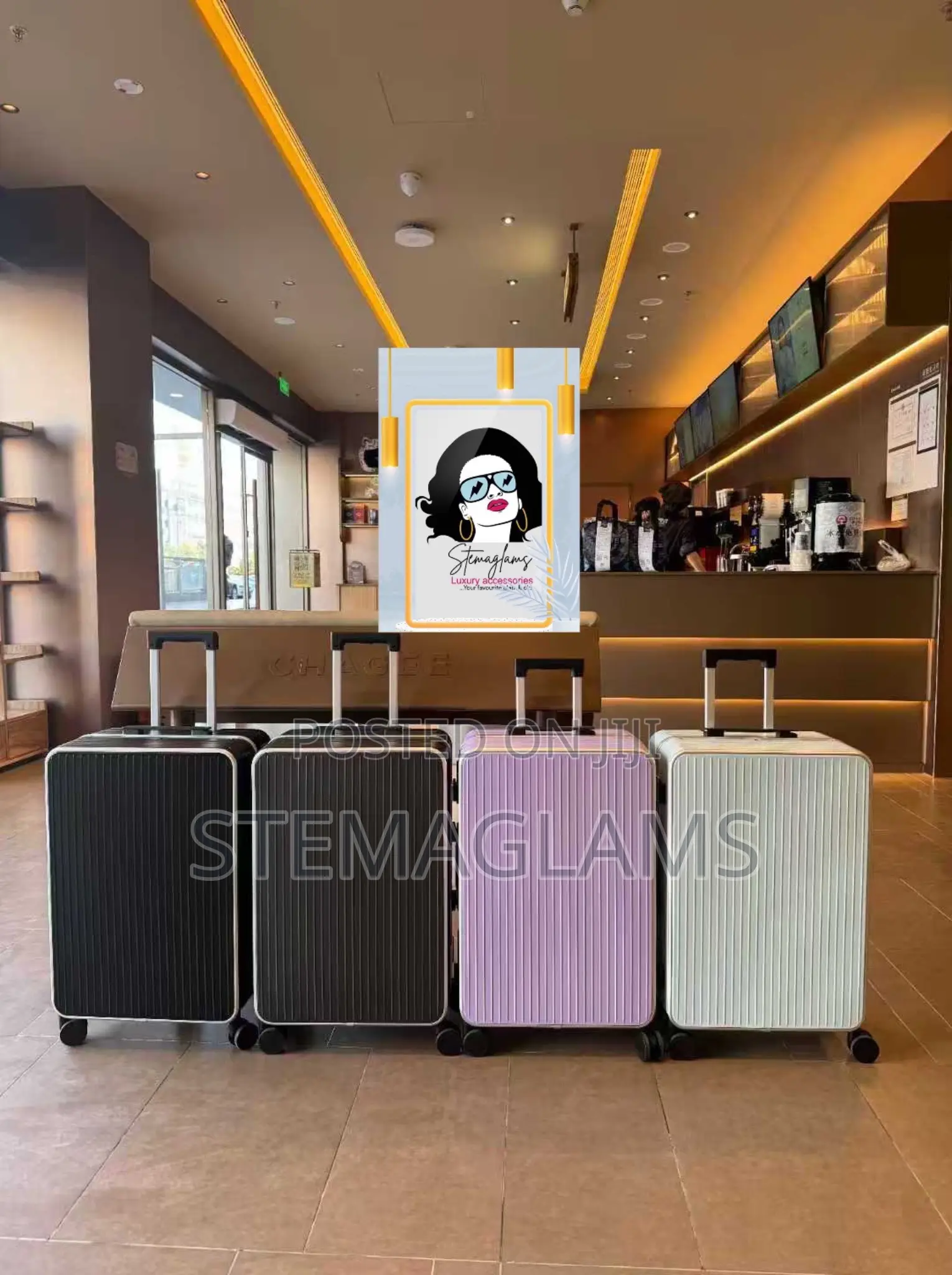 Aluminum Trolley Box, Adjustable Handle, Durable, Easy,Carry