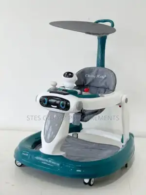 Photo - Children Modern 3 in 1 Walker Troller Standing Learner