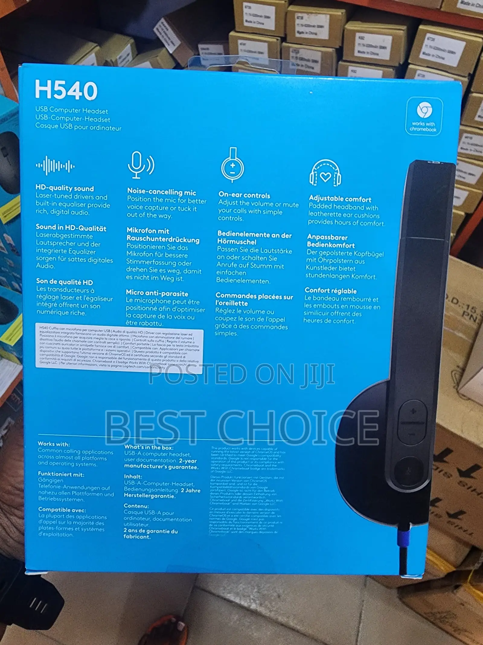 H540 Usb Computer Headset - Logitech