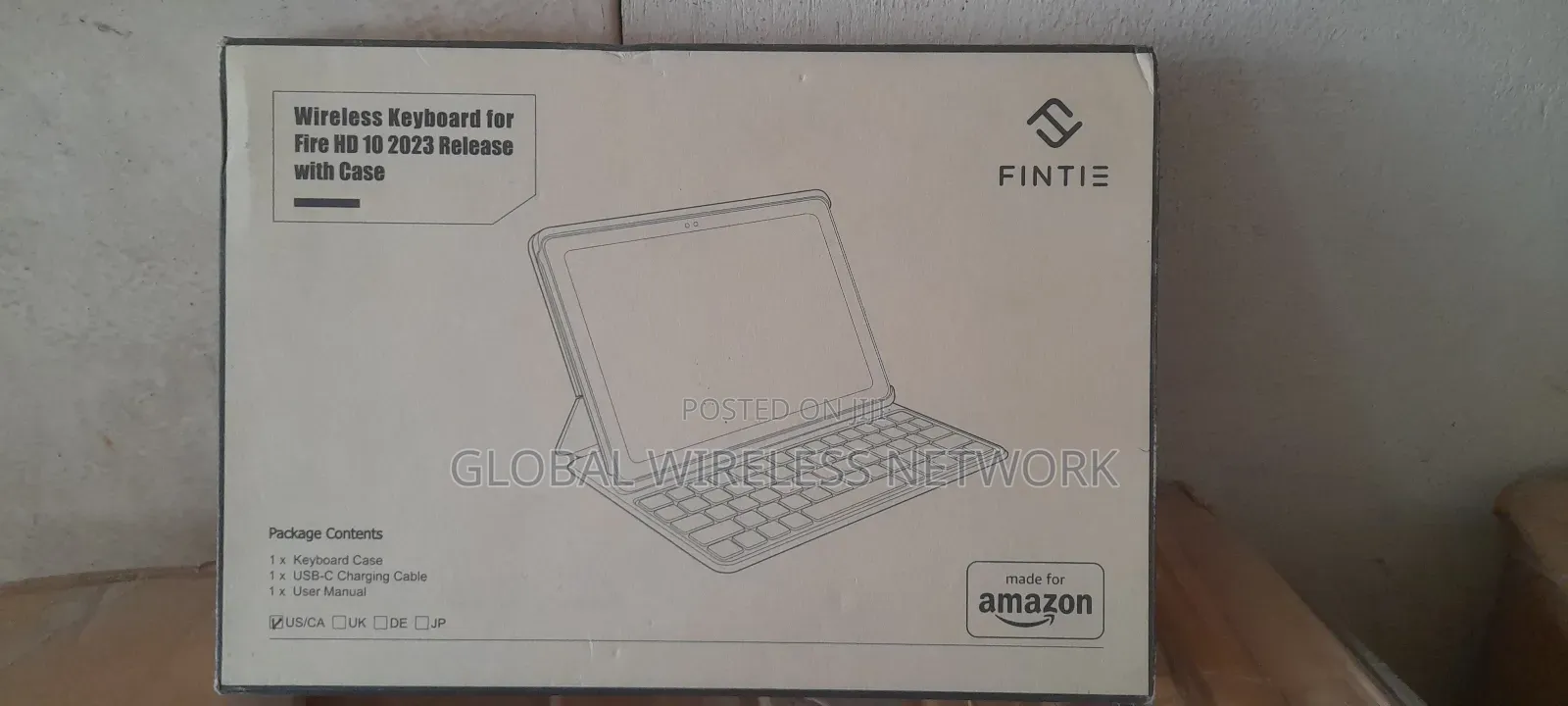 Fintie Case For Amazon Fire Hd 10 Tablet With Bt Keyboard.