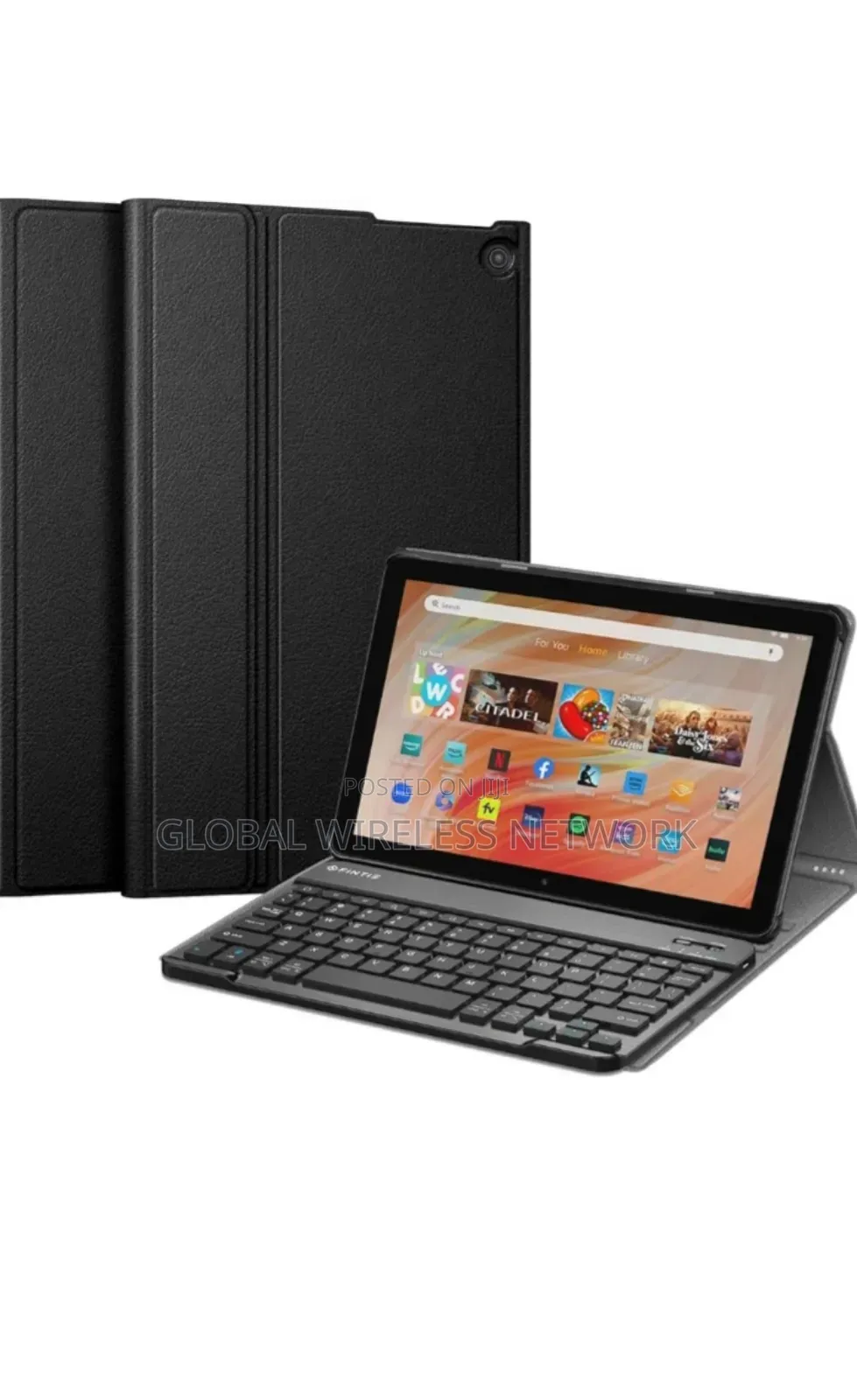 Fintie Case For Amazon Fire Hd 10 Tablet With Bt Keyboard.