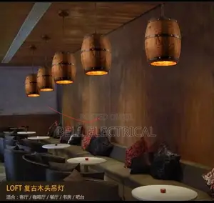 Vintage Barrel Pendant Light