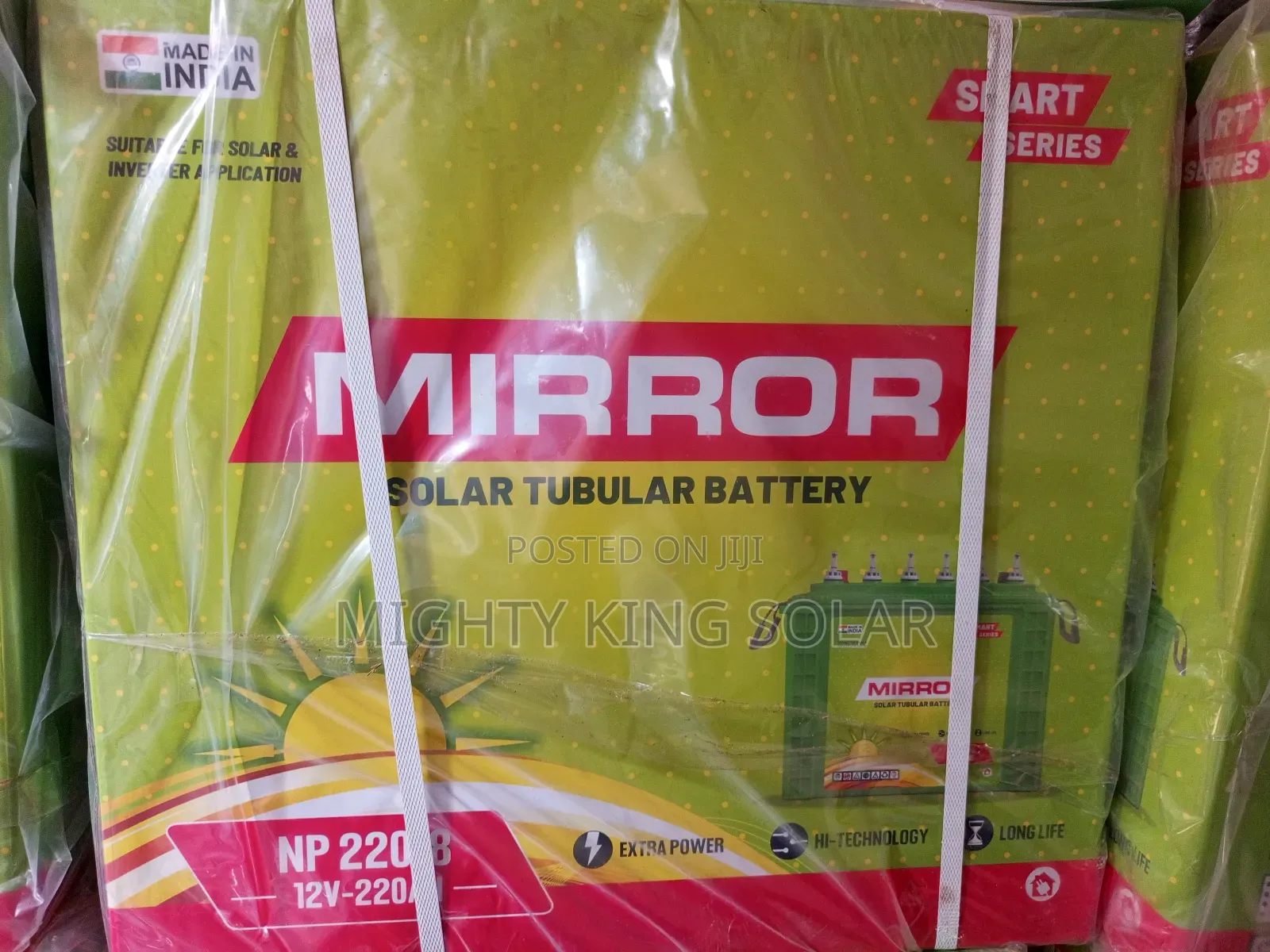 Mirror Tall Tubular Battery 220a