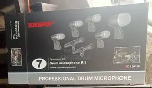Shure Condenser 7 Set Drum Mic.