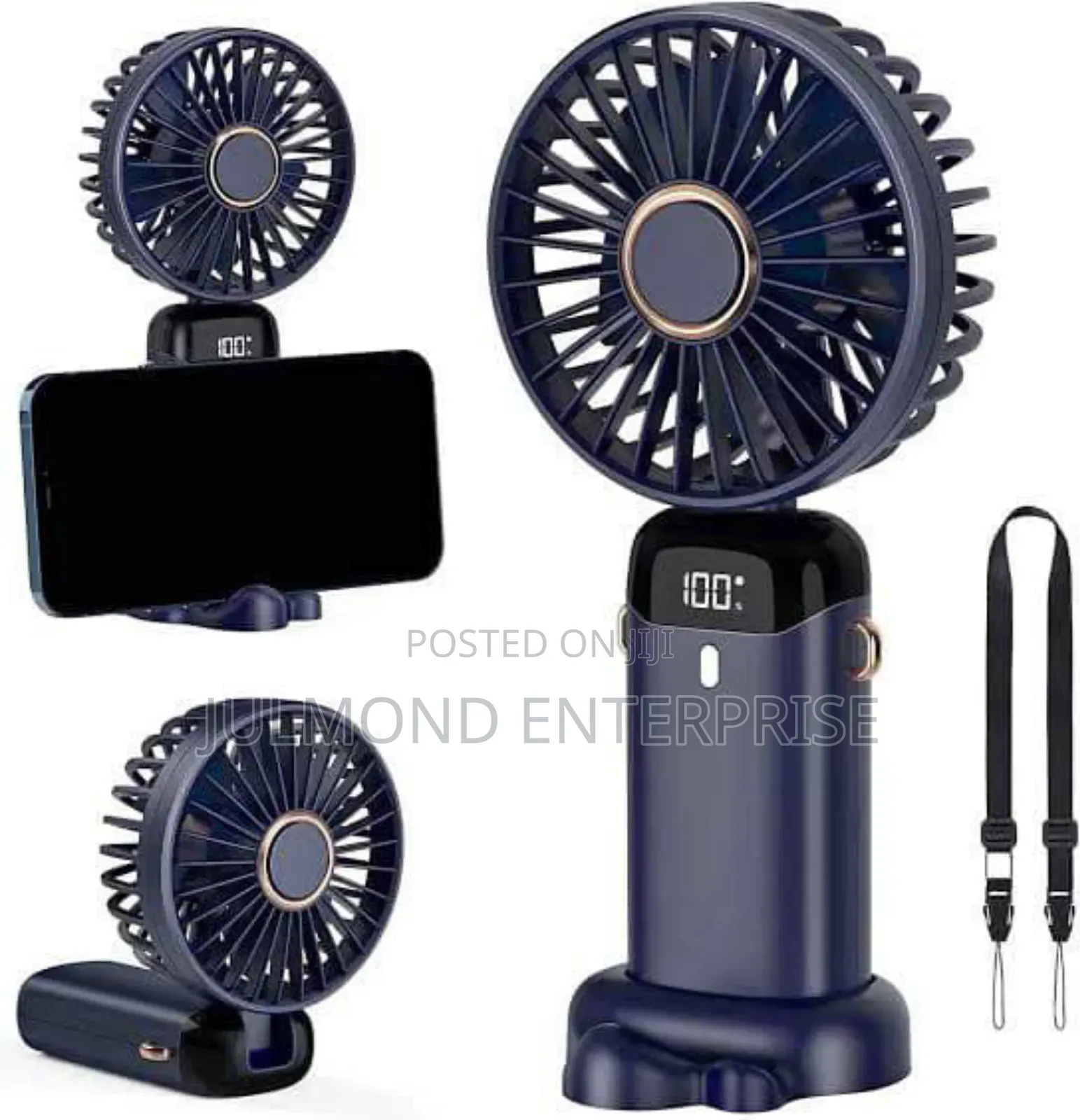 Led Digital Display Mini Hand Fan