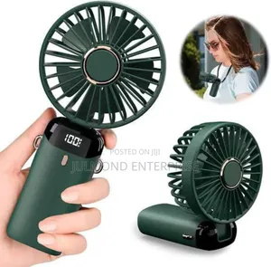 Led Digital Display Mini Hand Fan