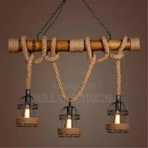 Rustic Rope Chandelier