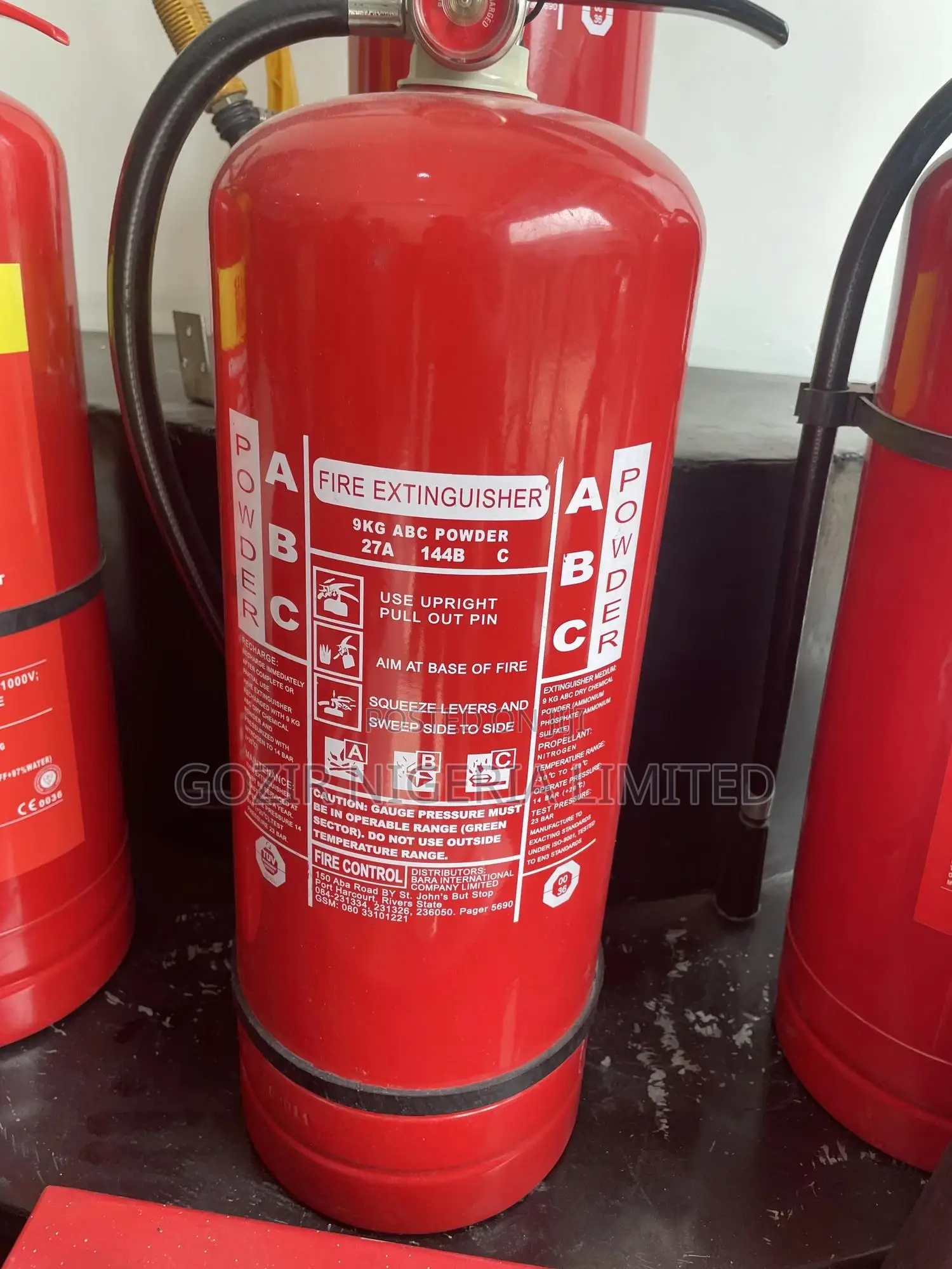 Fire Extinguisher 9kg Dcp