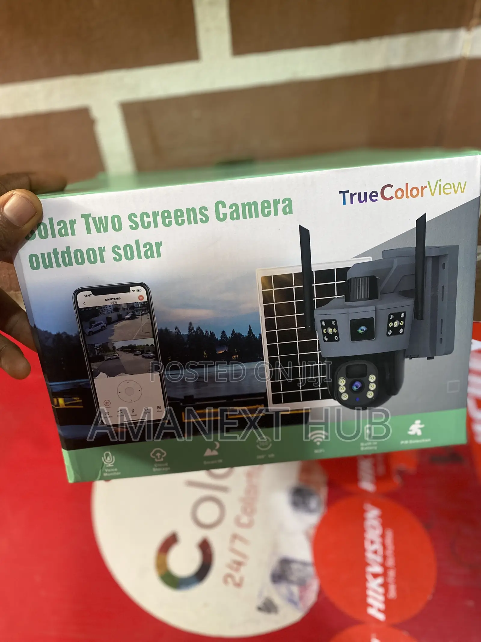 Vinnext 3 Lens Solar Ptz Camera