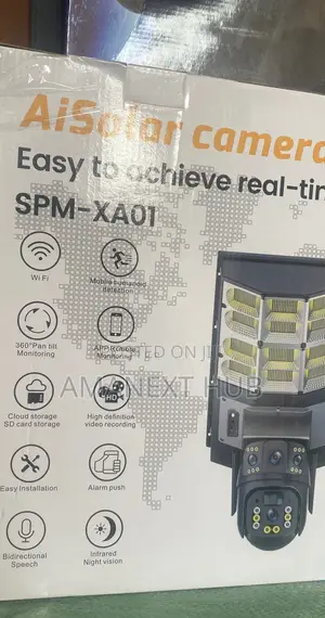 Aisolar Triple Lens Ptz Camera With Solar Light (2in1)