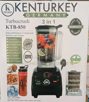 Kenturkey Germany 3-in-1 Turbocrush Commercial Blender
