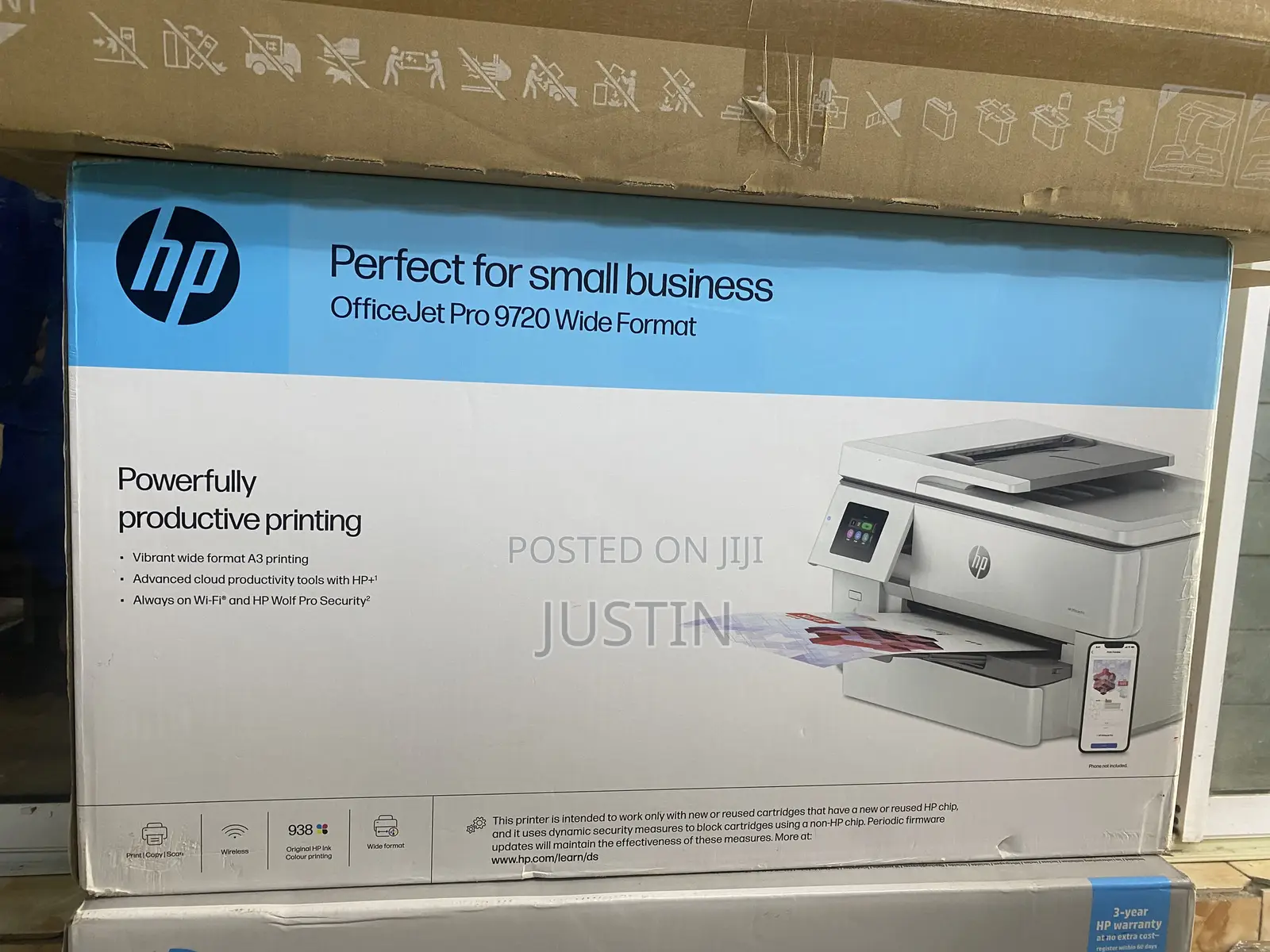 Hp Officejet Pro 9720 Wide Format All-in-one Printer