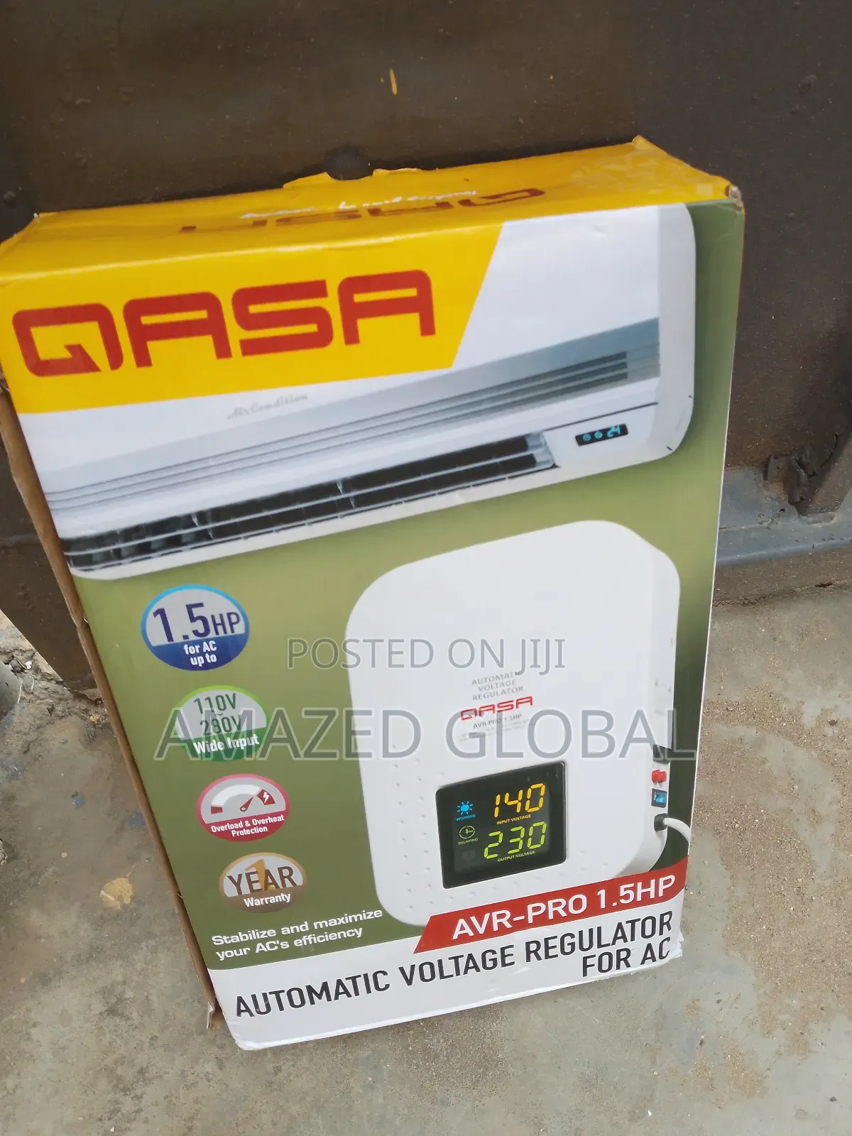 Qasa Automatic Voltage Regulator Stabilizer Av Pro (1.5hp)