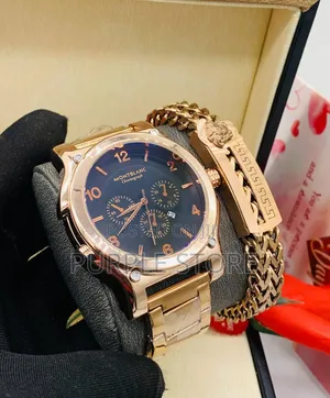 Photo - Montblanc Men's Rosegold. Set.