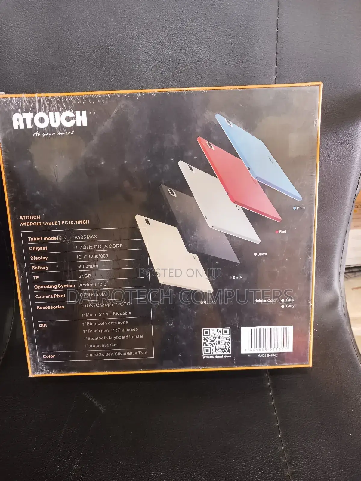New Atouch A105 Max 256 GB Black