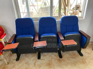 Auditorium Chair With Writing Pad/Foldable Cinema Chair