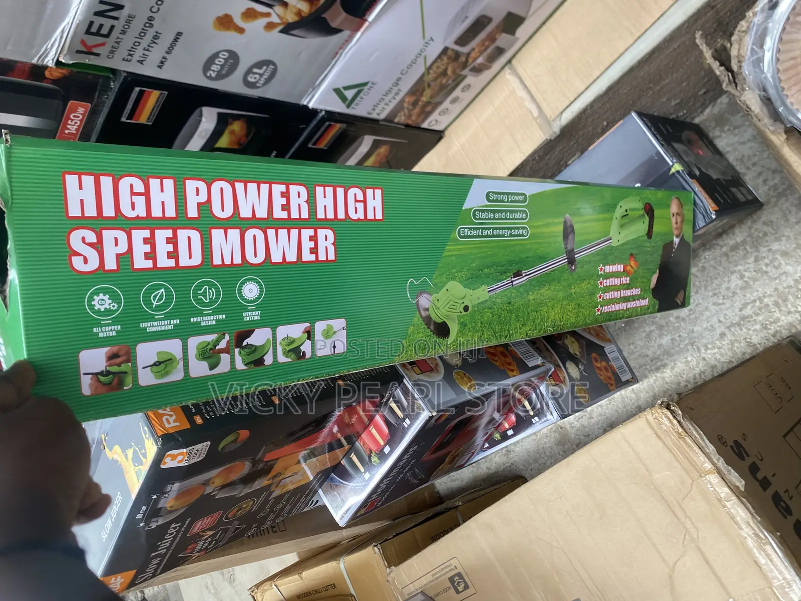 Grass Cutter With 2 Batteries