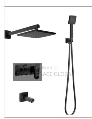 Black Conduit Shower
