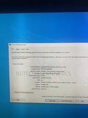 Desktop Computer Dell OptiPlex 9020 4GB Intel Core i5 HDD 500GB