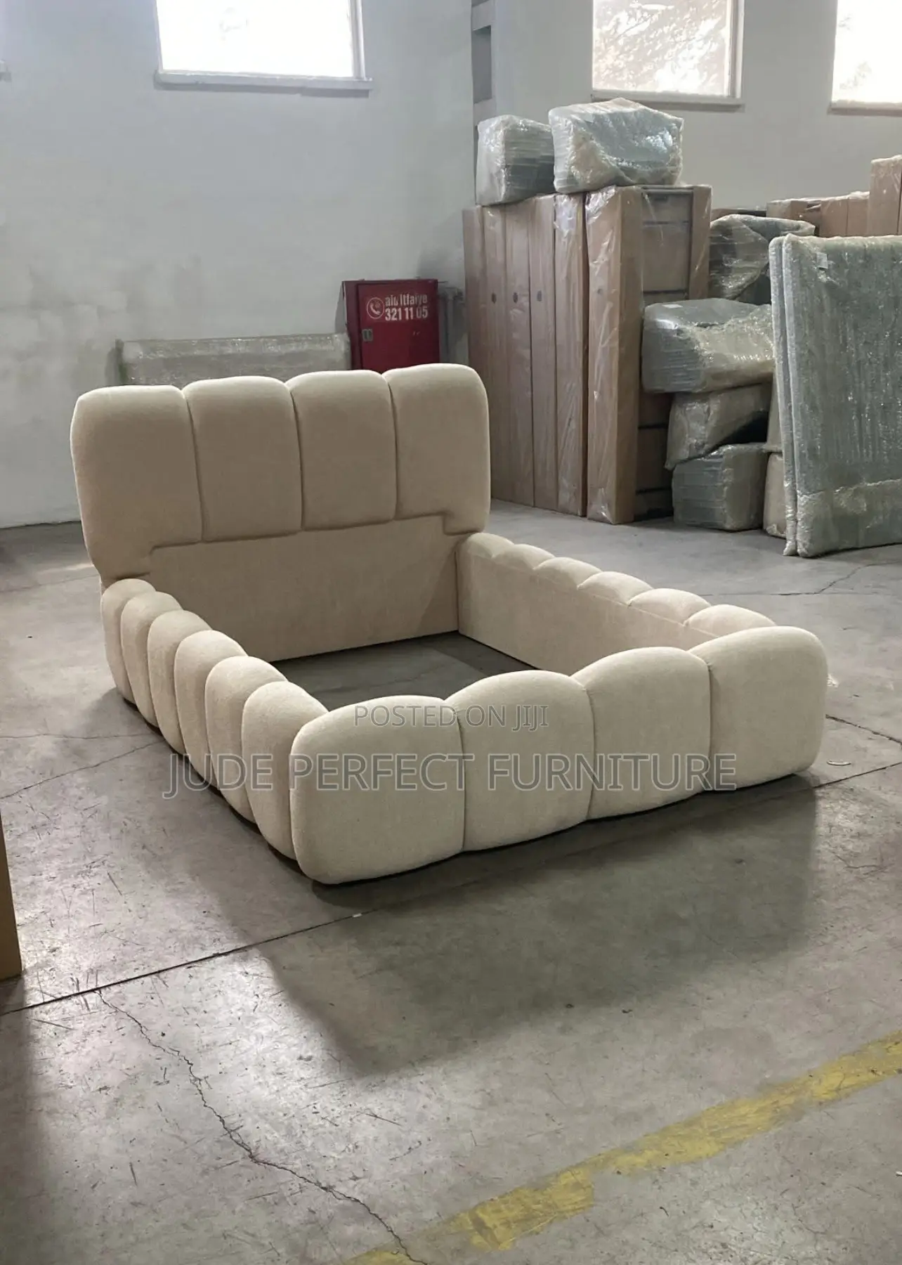 High Quality Padded Bed Frame