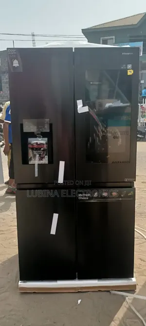 Brand New Hisense Side-by-Side 610l Led Light Refrigerator✓