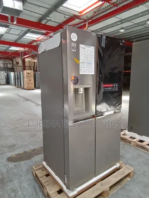 Brand New Lg Side-by-Side 674l Nok-Nok Refrigerator✓Silver✓