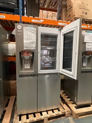 Brand New Lg Side-by-Side 674l Nok-Nok Refrigerator✓Silver✓