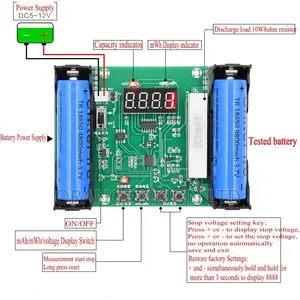 Battery 18650 Lithium Battery True Capacity Tester Module