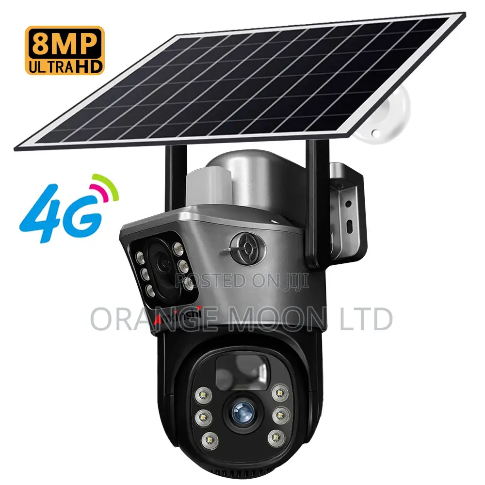 8mp 4g Dual Lens Dual Screen CCTV Camera - V380