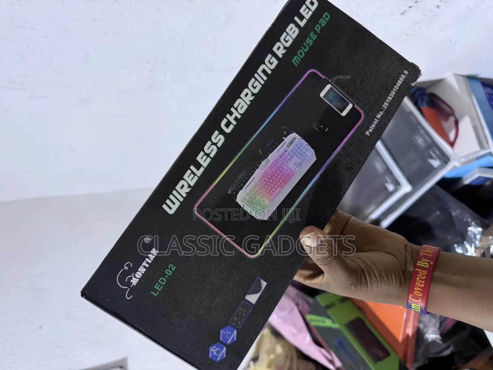 Led-02 Wireless Charging RGB Led Mouse Pad