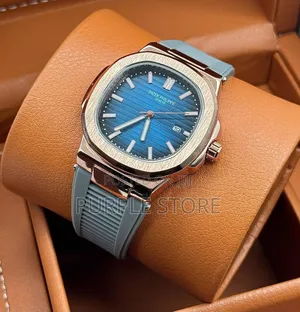 Patek Philippe Grey. Rubber-Strap