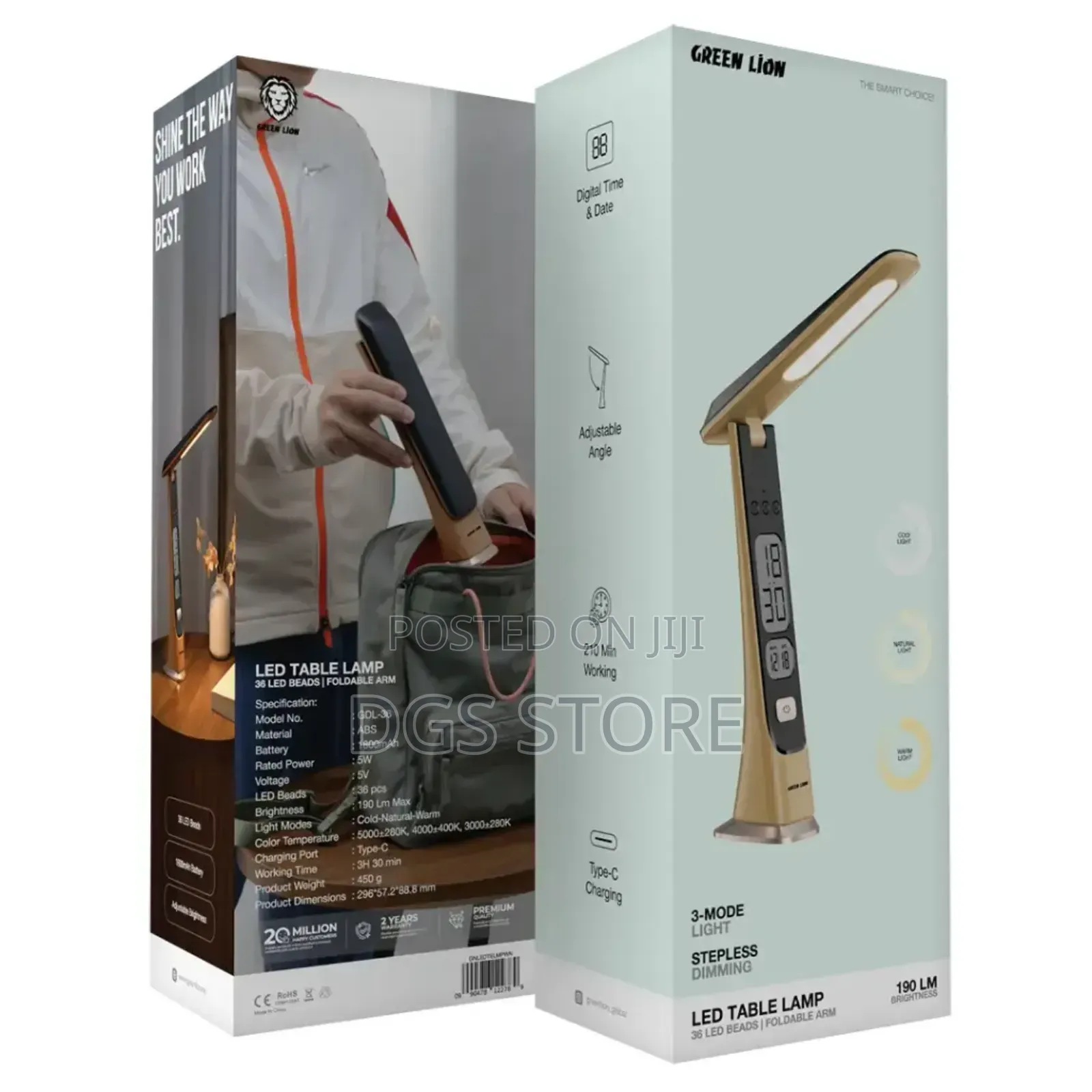 Green Lion Led Desk Lamp