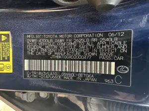 Lexus ES 350 FWD 2013 Blue