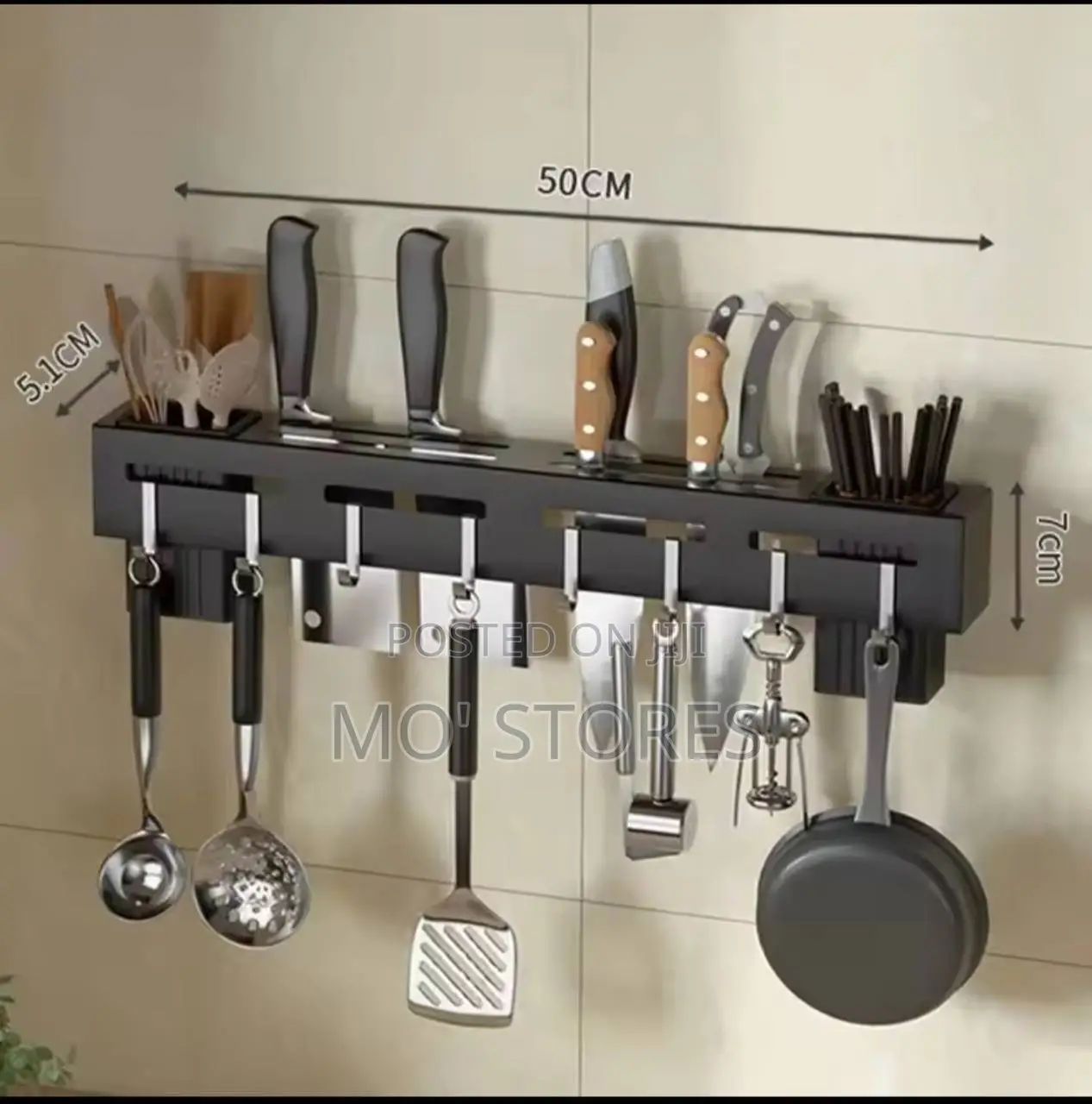 Wall Mounted Knife And Spoon Holder