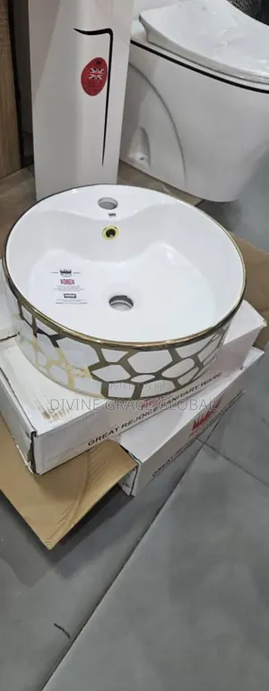 White and Golden Basin