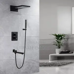 5ways Conduit Shower With Swiveling Tap and Long Shower Rose